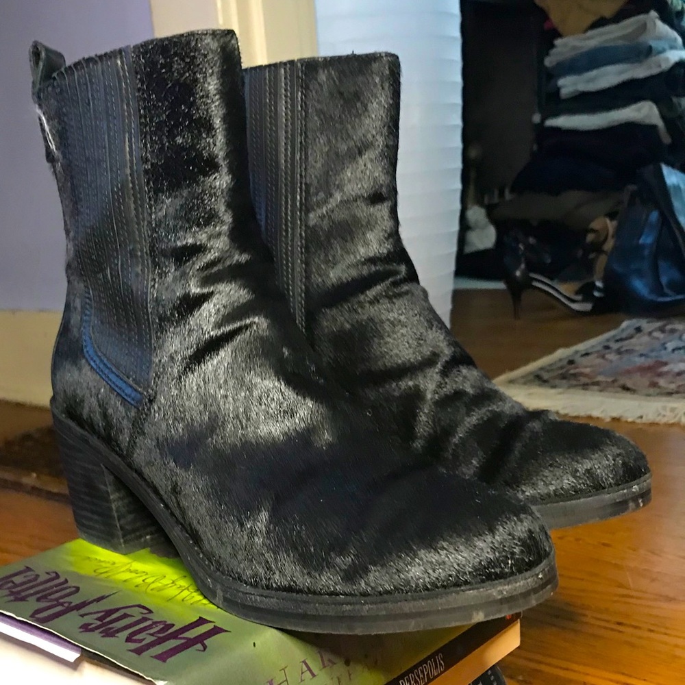 Ugg Camden Calf Hair Ankle Chelsea Boots Sz 8.5